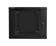 Lanberg Wisząca 19" 9U 600x600mm dwusekcyjna (czarna) - 455648 - zdjęcie 2